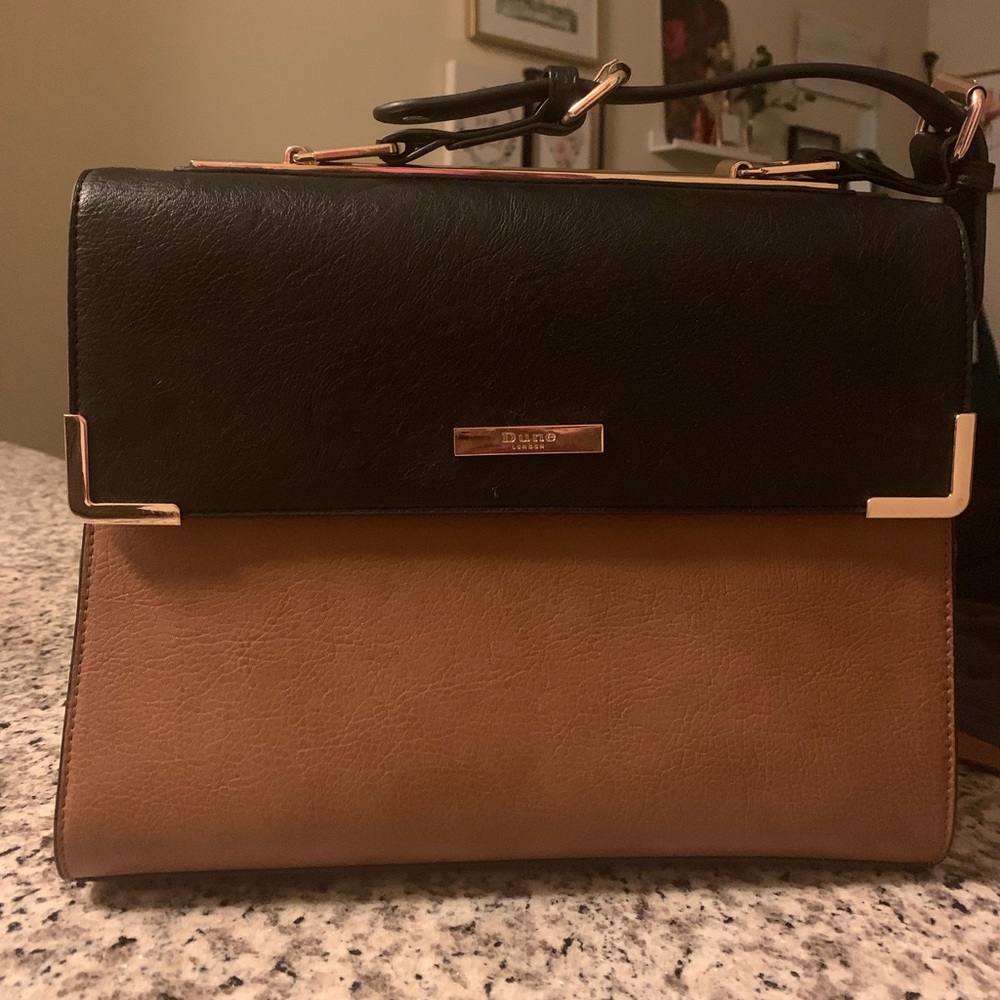 Brown, Black and Gold Dune London Bag
